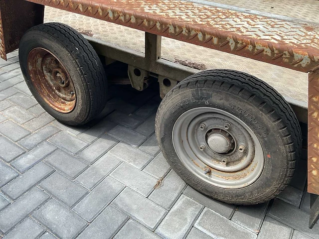 Machine aanhanger oprijwagen - afbeelding 12 van  14