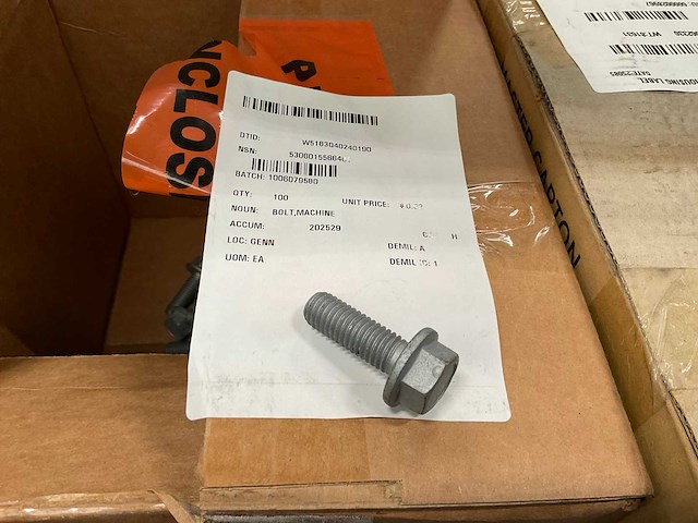 Machine bolt (100x) - afbeelding 1 van  3