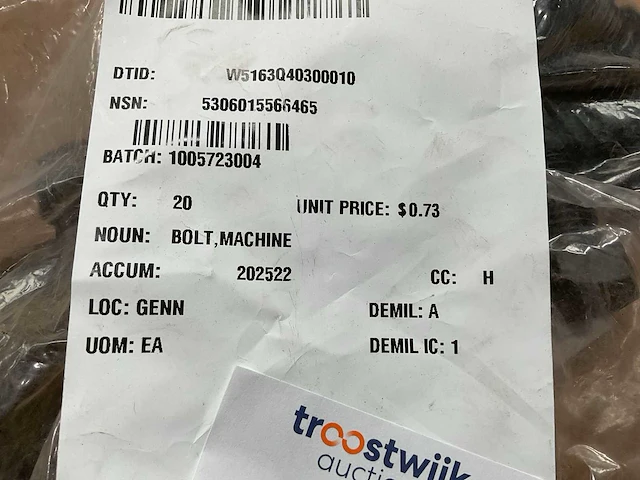 Machine bolt (20x) - afbeelding 4 van  4