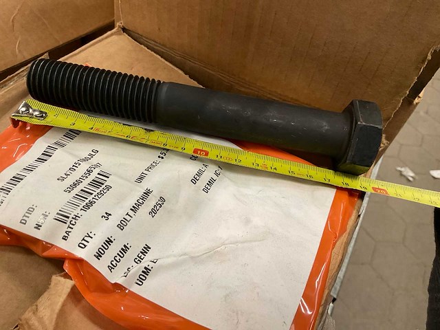 Machine bolt (34x) - afbeelding 2 van  3