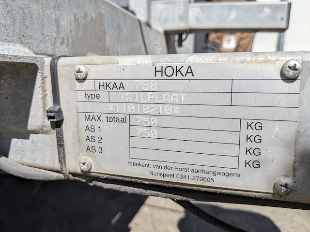 Machine transporter, hoka, hkaa 750 - afbeelding 14 van  14