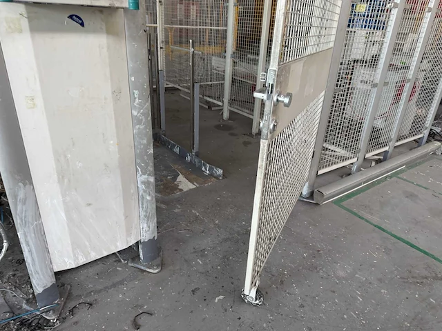 Machine veiligheids hekwerk met deuren (61,80 mtr) - afbeelding 10 van  22