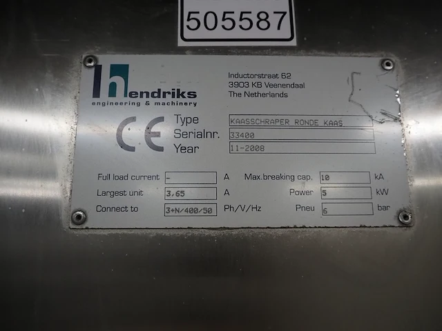 Machinefabriek hendriks b.v. - afbeelding 21 van  28