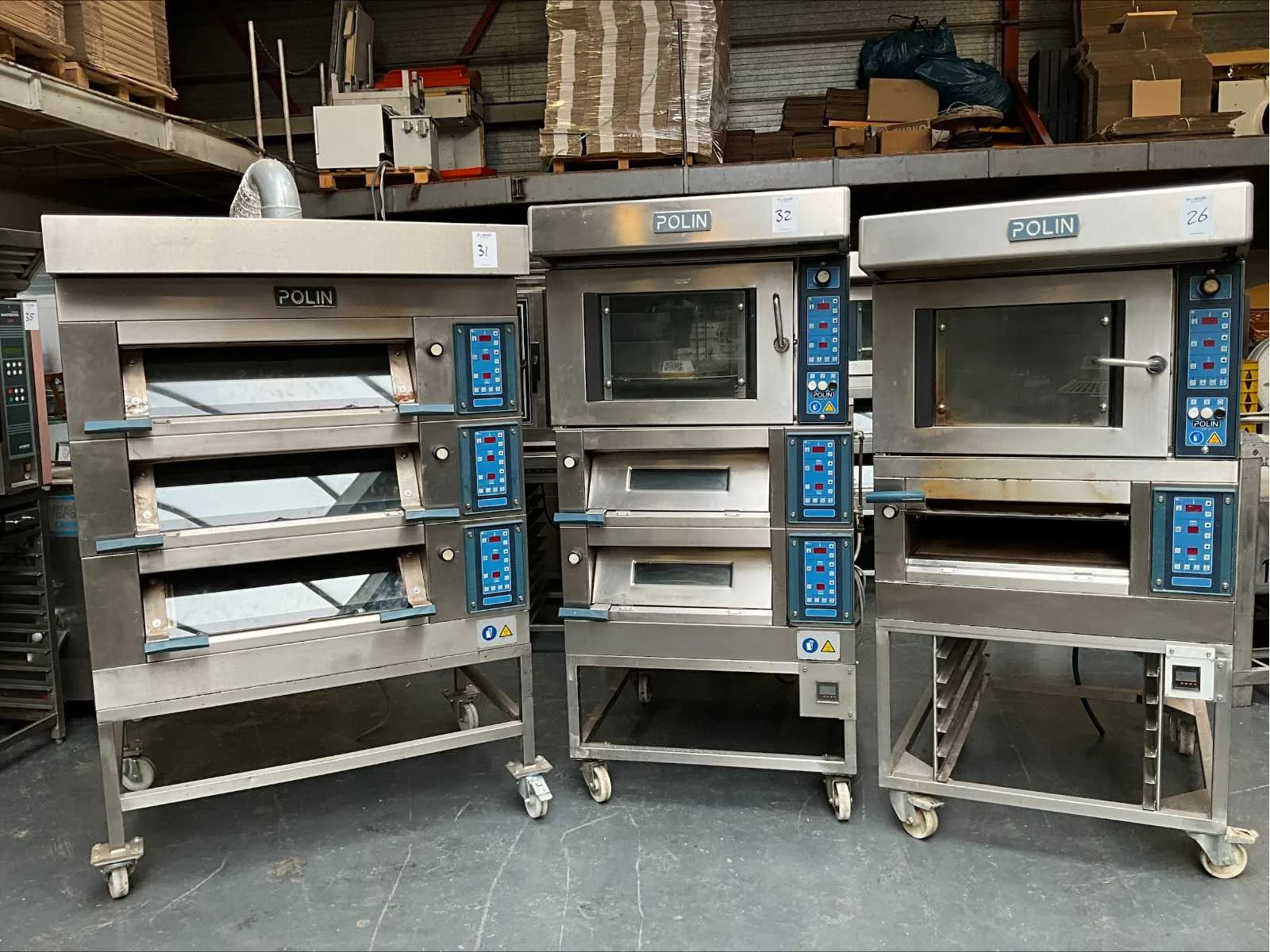 Machines voor de bakkerij industrie
