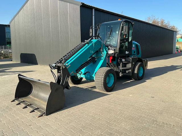 Machpro mp-95 turbodiesel wiellader met schuifgiek - afbeelding 1 van  39
