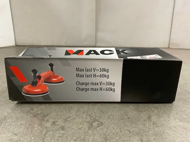 Mack - ø120 mm 60 kg- zuignap dubbel (4x) - afbeelding 4 van  5