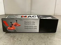 Mack - ø120 mm 60 kg- zuignap dubbel (4x) - afbeelding 4 van  5