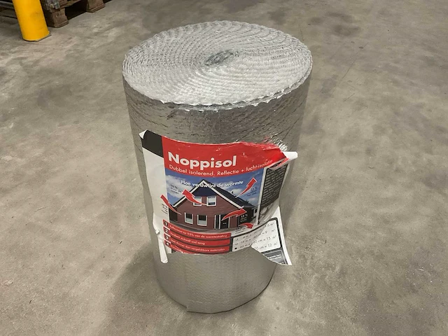 Maclean noppisol 25m x 60cm rol á 15m2 isolatiemateriaal (3x) - afbeelding 1 van  2