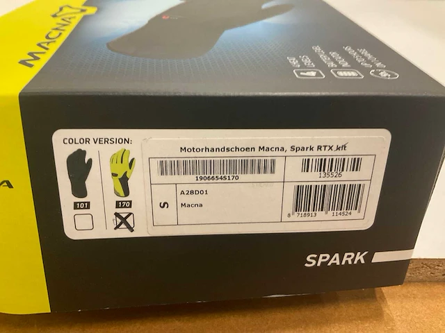 Macna spark rtx kit oplaadbare verwarmde handschoenen maat s - afbeelding 9 van  9