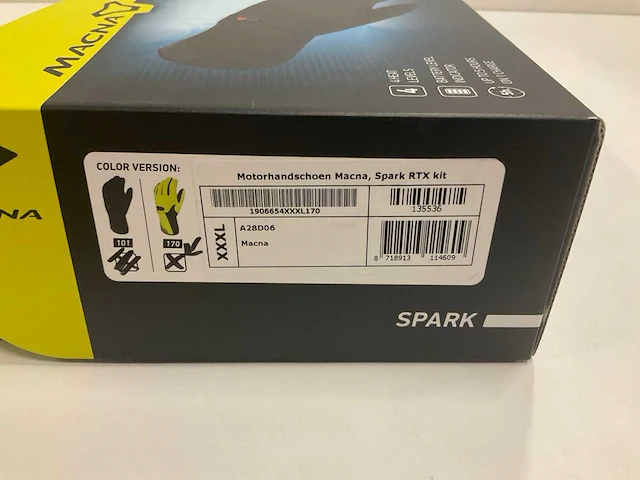 Macna spark rtx kit oplaadbare verwarmde handschoenen maat xxxl - afbeelding 9 van  9