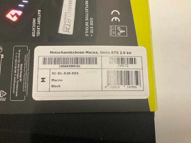Macna unite 2.0 rtx oplaadbare verwarmde handschoenen maat m - afbeelding 6 van  6