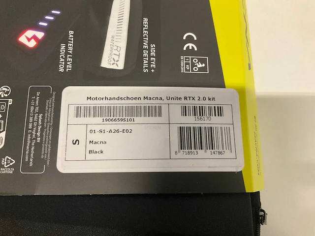 Macna unite 2.0 rtx verwarmde handschoenen maat s - afbeelding 4 van  4