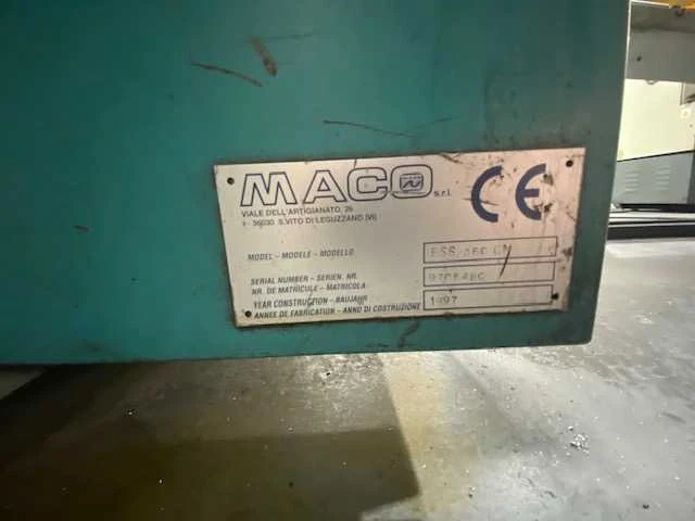 Maco - bss 360 cn - bandzaagmachine - 1997 - afbeelding 6 van  8