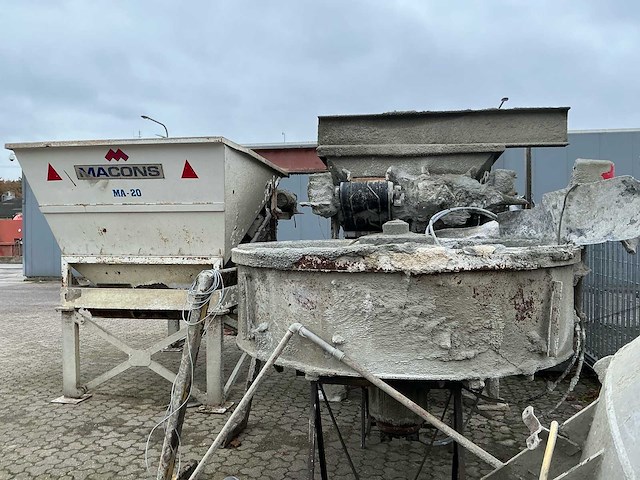 Macons ma20 betonmolen - afbeelding 12 van  21