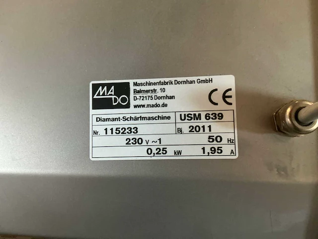 Mado sharpx usm 639 messenslijpmachine - afbeelding 4 van  4
