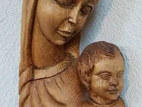 Madonna met kind ethiopië, bouwjaar 19e eeuw - afbeelding 1 van  6