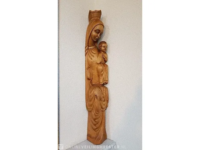 Madonna met kind ethiopië, bouwjaar 19e eeuw - afbeelding 3 van  6