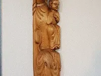 Madonna met kind ethiopië, bouwjaar 19e eeuw - afbeelding 3 van  6