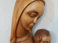Madonna met kind ethiopië, bouwjaar 19e eeuw - afbeelding 6 van  6