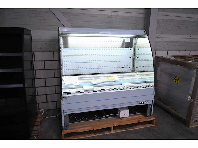 Mafirol semi mural cronus plus inox 1450 fvd l-c koelmeubel - afbeelding 1 van  6