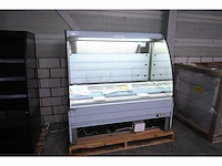 Mafirol semi mural cronus plus inox 1450 fvd l-c koelmeubel