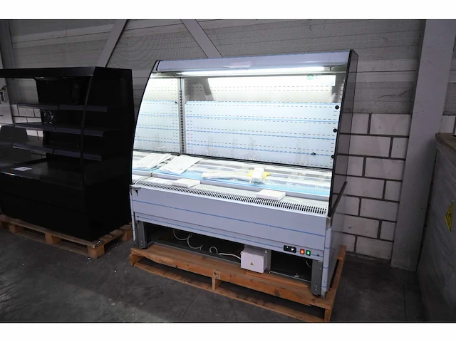 Mafirol semi mural cronus plus inox 1450 fvd l-c koelmeubel - afbeelding 2 van  6