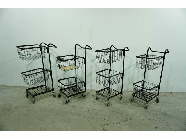 Magazijn trolley (4x) - afbeelding 1 van  3