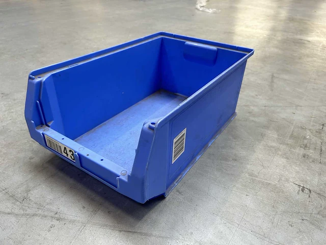 Magazijnbak met grijpopening 500x300x200mm (80x) - afbeelding 1 van  5
