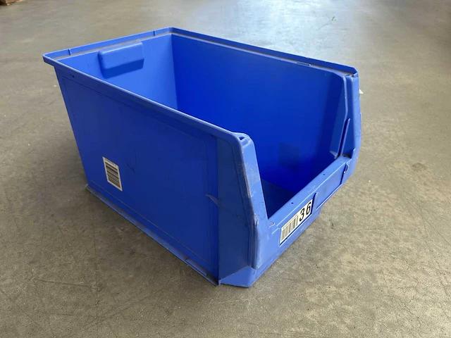 Magazijnbak met grijpopening 500x300x300mm (560x) - afbeelding 1 van  7