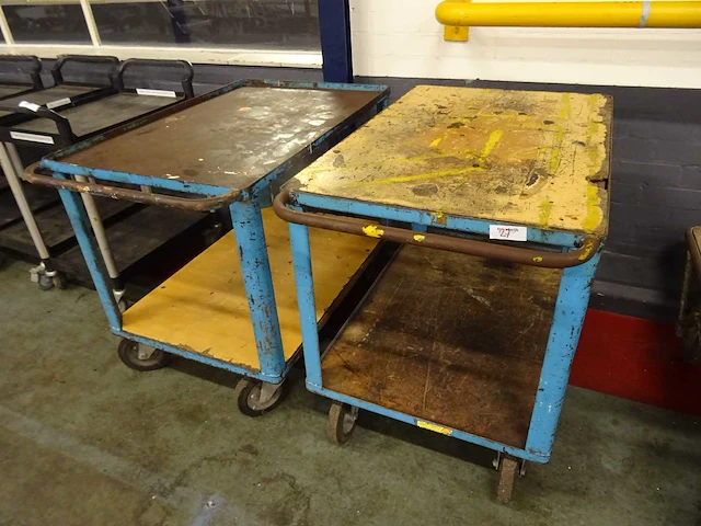 Magazijnkar (2x) - afbeelding 1 van  1