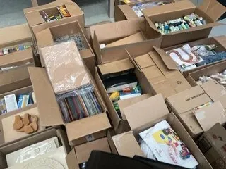 Magazijnleegverkoop partijhandel