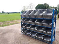 Magazijnrek met opslagbakken - afbeelding 3 van  4