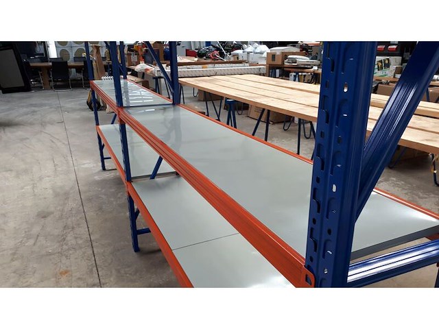 Magazijnstelling 4 m br.; 0,60 heda, 2 secties - afbeelding 2 van  4