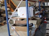 Magazijnstelling 5-delig bestaande uit 8 staanders, 30 liggers en 15 legbladen in diverse lengtes en dieptes. - afbeelding 3 van  6