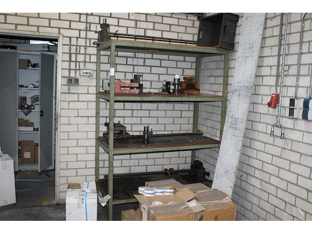 Magazijnstelling afm. 138 x 68 x 193 cm, let op excl. inhoud - afbeelding 1 van  2