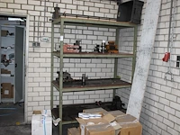 Magazijnstelling afm. 138 x 68 x 193 cm, let op excl. inhoud - afbeelding 1 van  2