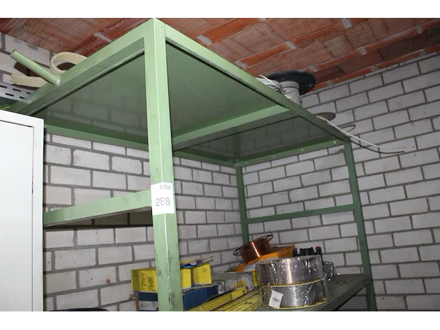 Magazijnstelling afm. 180 x 90 x 210 cm, let op excl. inhoud - afbeelding 1 van  2