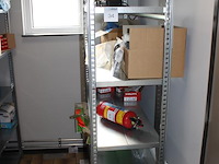 Magazijnstelling. afmeting 134 x 42 x 200 cm. let op: excl. inhoud. - afbeelding 2 van  3