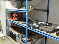 Magazijnstelling bestaande uit 3 staanders met afmeting 100 x 225 en 16 liggers met lengte 100 / 150 cm. le... - afbeelding 2 van  4