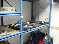 Magazijnstelling bestaande uit 3 staanders met afmeting 100 x 225 en 16 liggers met lengte 100 / 150 cm. le... - afbeelding 3 van  4