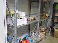 Magazijnstelling bestaande uit 3 staanders met afmeting 50 x 200 en 6 liggers met lengte 128 cm. let op: op... - afbeelding 2 van  3