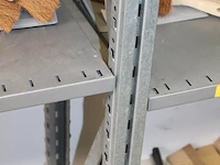 Magazijnstelling bestaande uit 3 staanders met afmeting 50 x 200 en 6 liggers met lengte 128 cm. let op: op... - afbeelding 3 van  3