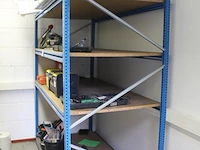 Magazijnstelling bestaande uit 5 staanders met afmeting 100 x 225 en 22 liggers met lengte 100 / 150 cm. le... - afbeelding 3 van  3