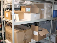 Magazijnstelling bestaande uit 9 staanders, 40 liggers en 18 legbladen. afmeting per sectie 150 / 200 x 60... - afbeelding 2 van  4