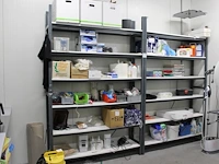 Magazijnstelling exclusief inhoud. afmeting 158 x 41 x 243 cm. - afbeelding 1 van  2