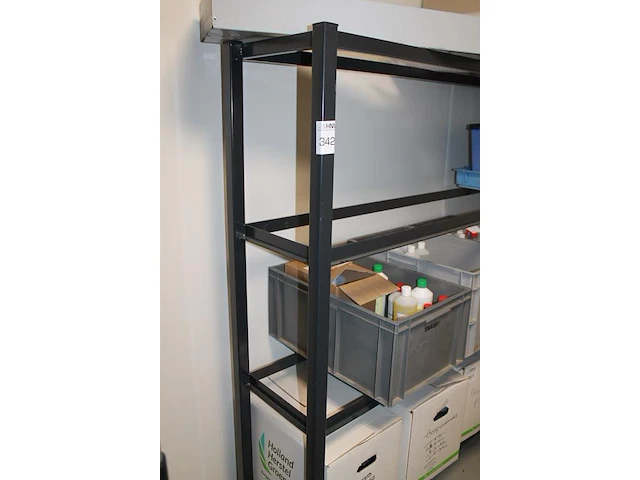 Magazijnstelling exclusief inhoud. afmeting 190 x 41 x 181 cm. - afbeelding 2 van  2