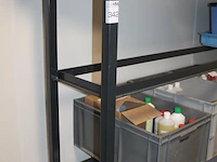 Magazijnstelling exclusief inhoud. afmeting 190 x 41 x 181 cm. - afbeelding 2 van  2