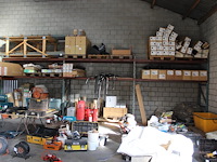 Magazijnstelling met 8 staanders en 18 leggers. afmeting 4 delen a 270 x 95 x 255 cm. let op: ophalen na 13... - afbeelding 3 van  3