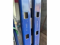 Magazijnstellingen 65 strekkende meter 4000 kg per ligger paar 19 staanders 72 liggers - afbeelding 3 van  3