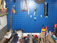 Magazijnvoorraadkast met inhoud w.o. bevestigingsmaterialen. afmeting 80 x 45 x 196 cm. - afbeelding 6 van  8